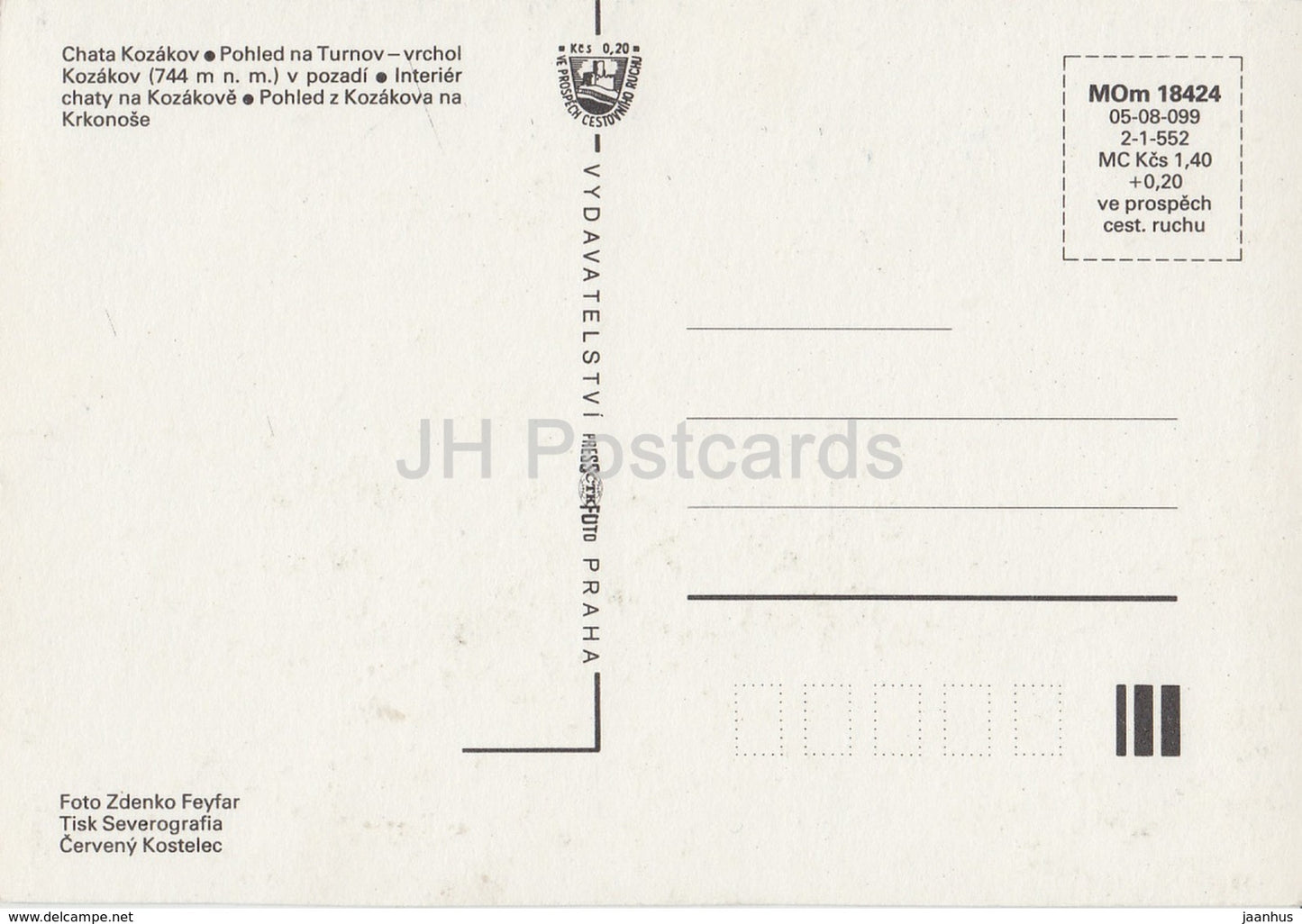 Chata Kozakov - intérieur - Turnov - multiview - Tchécoslovaquie - République tchèque - inutilisé
