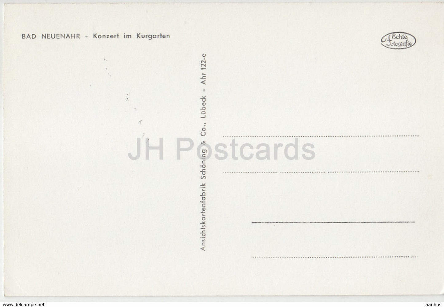 Bad Neuenahr - Konzert im Kurgarten - Deutschland - unbenutzt