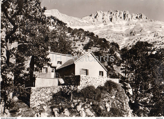 Club Alpin Hellenique - Olympos mountain - Hut A 2100 m - 1977 - Greece - used - JH Postcards
