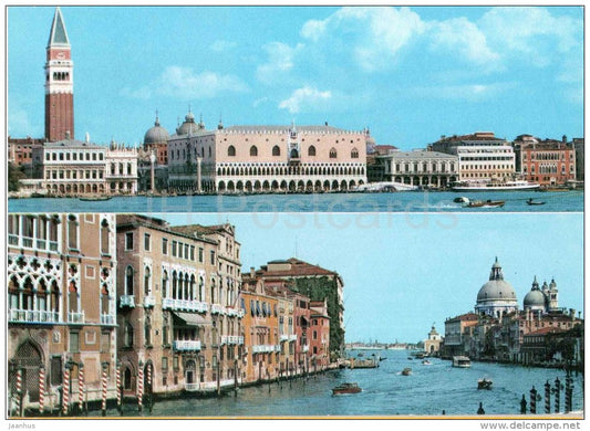 Canal Grande e Chiesa di S. Maria della Salute - church - Venezia - Veneto - 60-028 - Italia - Italy - used - JH Postcards