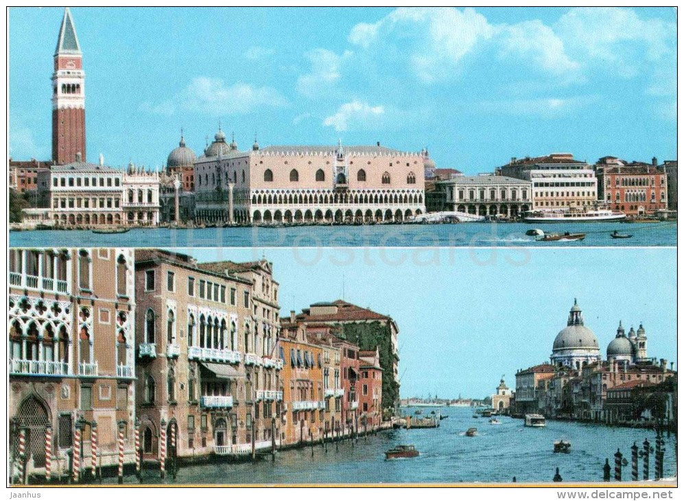 Canal Grande e Chiesa di S. Maria della Salute - church - Venezia - Veneto - 60-028 - Italia - Italy - used - JH Postcards