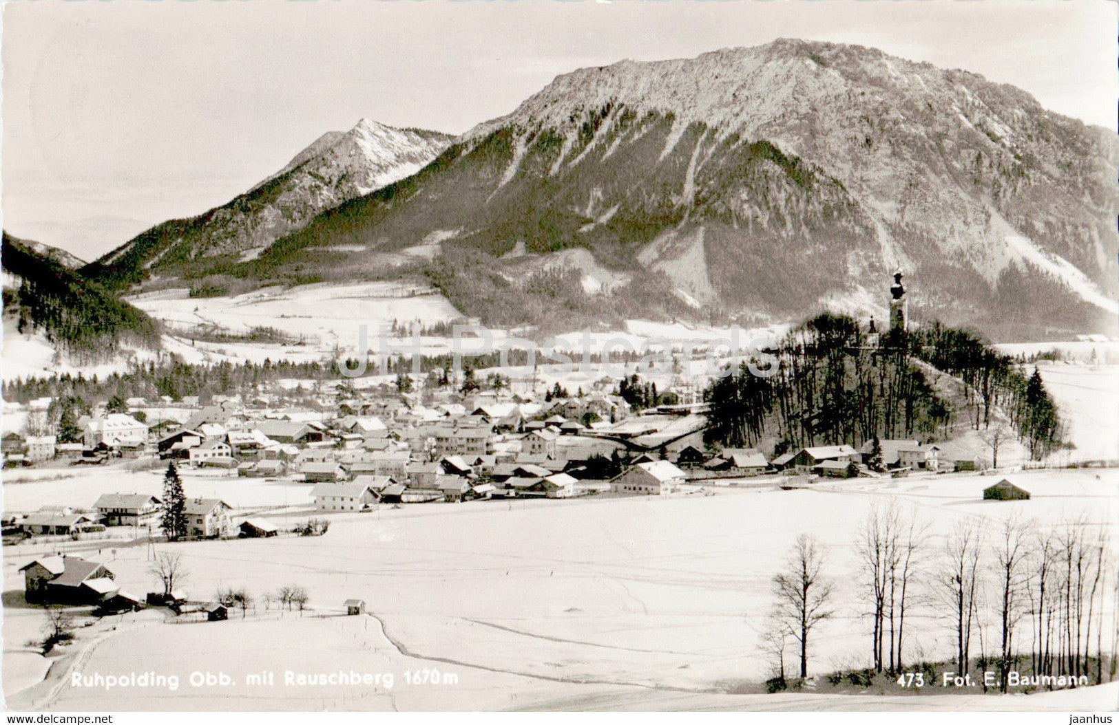 Ruhpolding Obb mit Rauschberg 1670 m - 1964 - Germany - used - JH Postcards