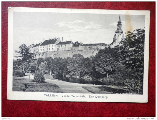 view to Toompea - Der Domberg - Tallinn - by Parikas - 1920s-1930s - Estonia - unused - JH Postcards