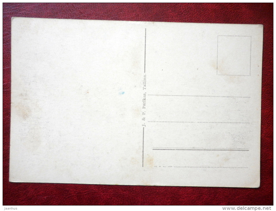 view to Toompea - Der Domberg - Tallinn - by Parikas - 1920s-1930s - Estonia - unused - JH Postcards