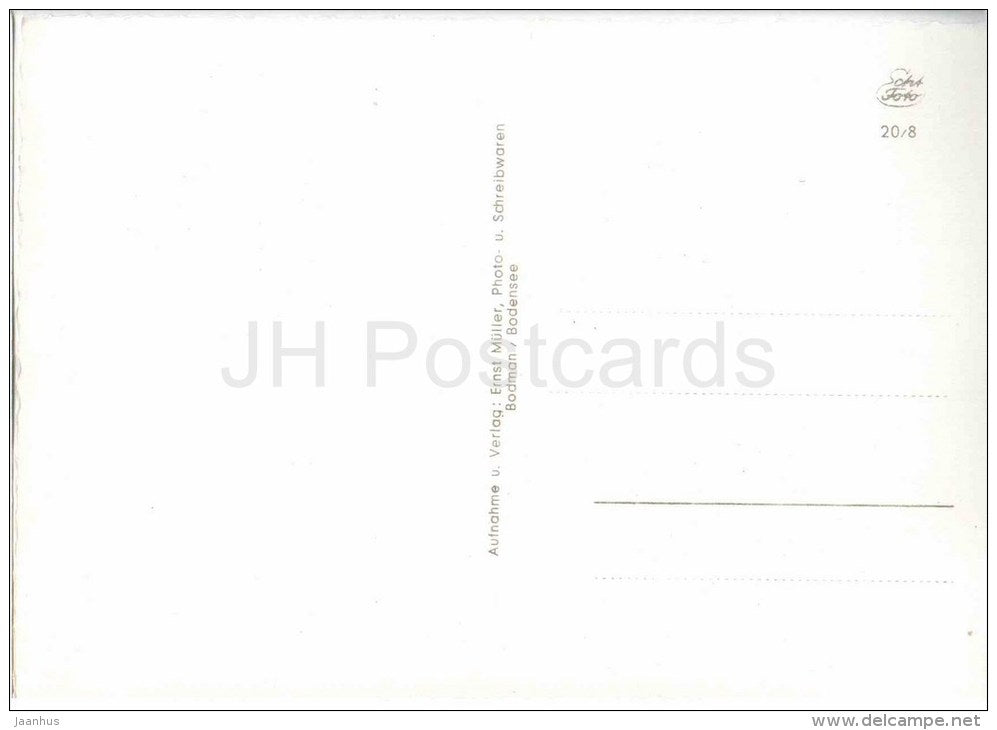 Puppenküche aus der Rheinpfalz - Puppenstubensammlung Schloss Frauenberg Bodman / Bodensee - Germany - ungelaufen - JH Postcards