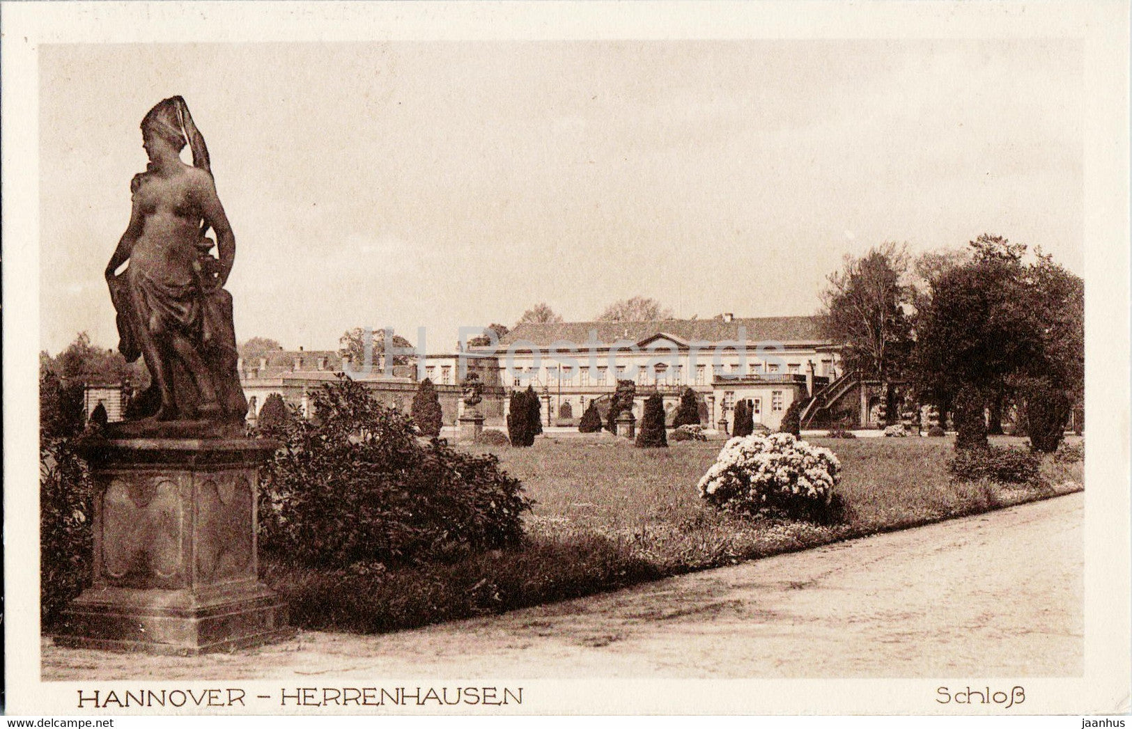 Hannover - Herrenhausen - Schloss - castle - old postcard - Germany - unused - JH Postcards