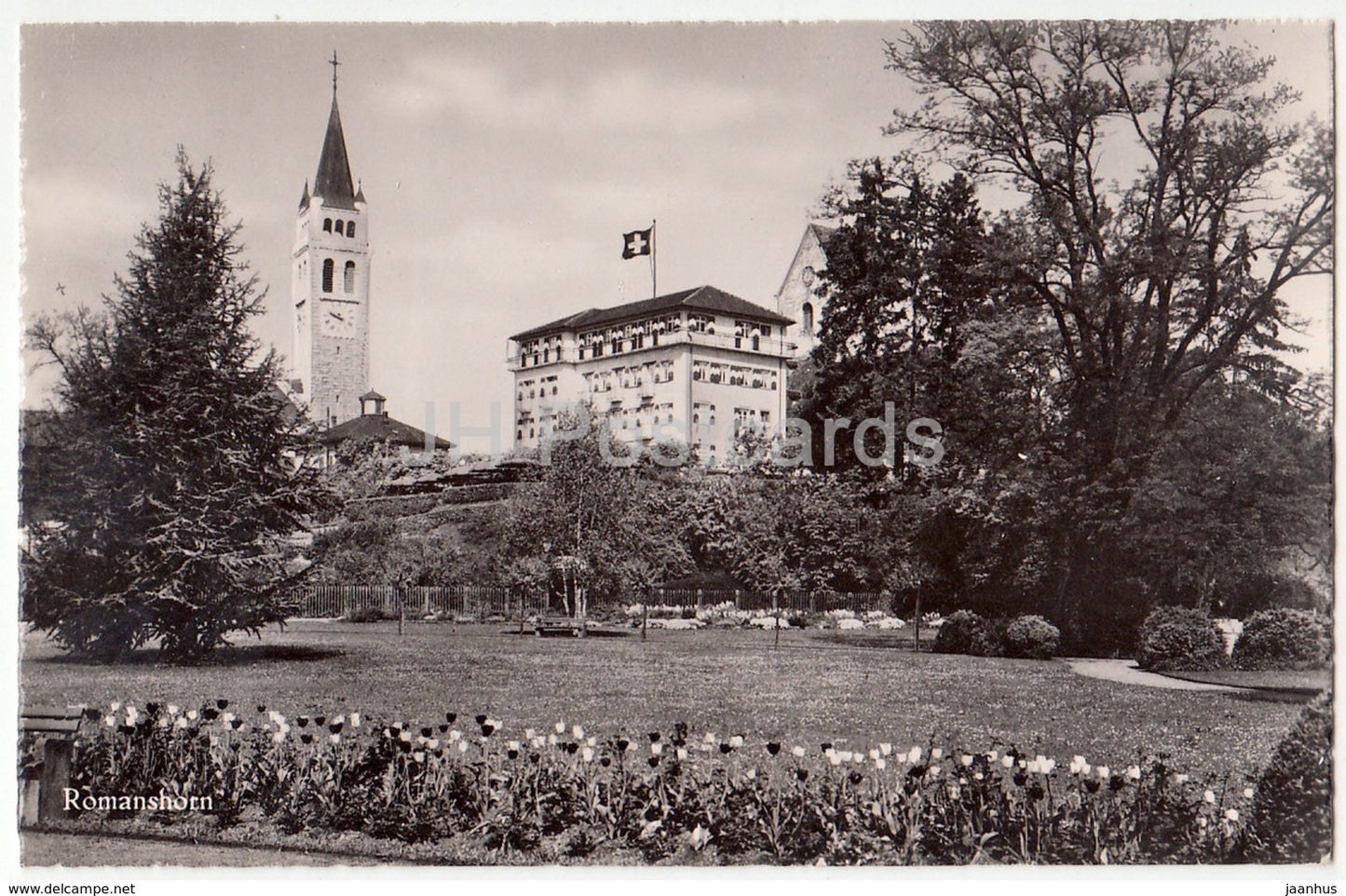 Romanshorn - Alkoholfr. Volksheim u. Gasthaus z. Schloss Romanshorn - castle - Switzerland - old postcard - unused - JH Postcards