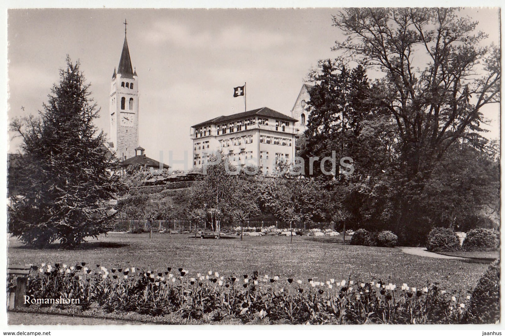Romanshorn - Alkoholfr. Volksheim u. Gasthaus z. Schloss Romanshorn - castle - Switzerland - old postcard - unused - JH Postcards