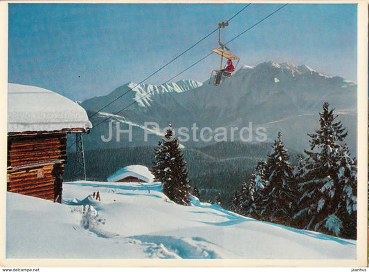 Flims - Sesselbahn Foppa mit Signina - cable car - Switzerland - unused - JH Postcards