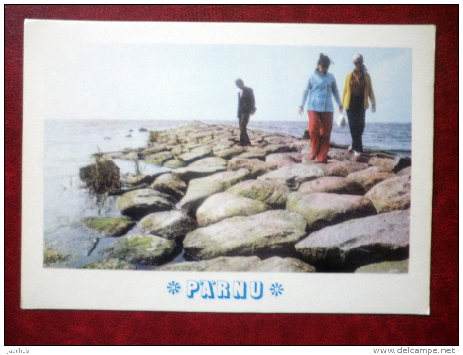 The Mole - Pärnu - 1976 - Estonia USSR - unused - JH Postcards