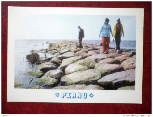 The Mole - Pärnu - 1976 - Estonia USSR - unused - JH Postcards