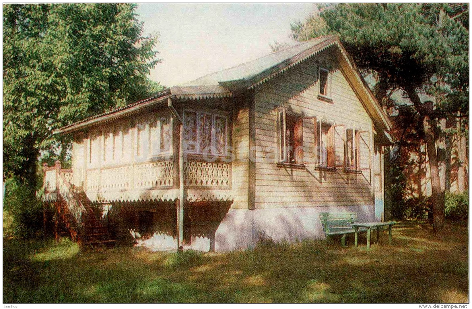 House of lithuanian writer Antanas Venclova - Palanga - Turist - 1987 - Lithuania USSR - unused - JH Postcards
