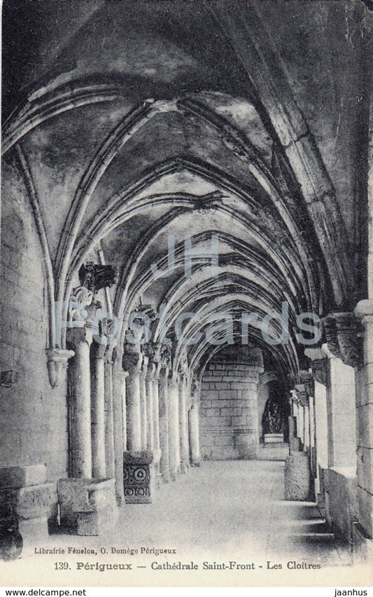 Perigueux - Cathedrale St Front - Les Cloitres - cathedral - 139 - old postcard - France - unused - JH Postcards