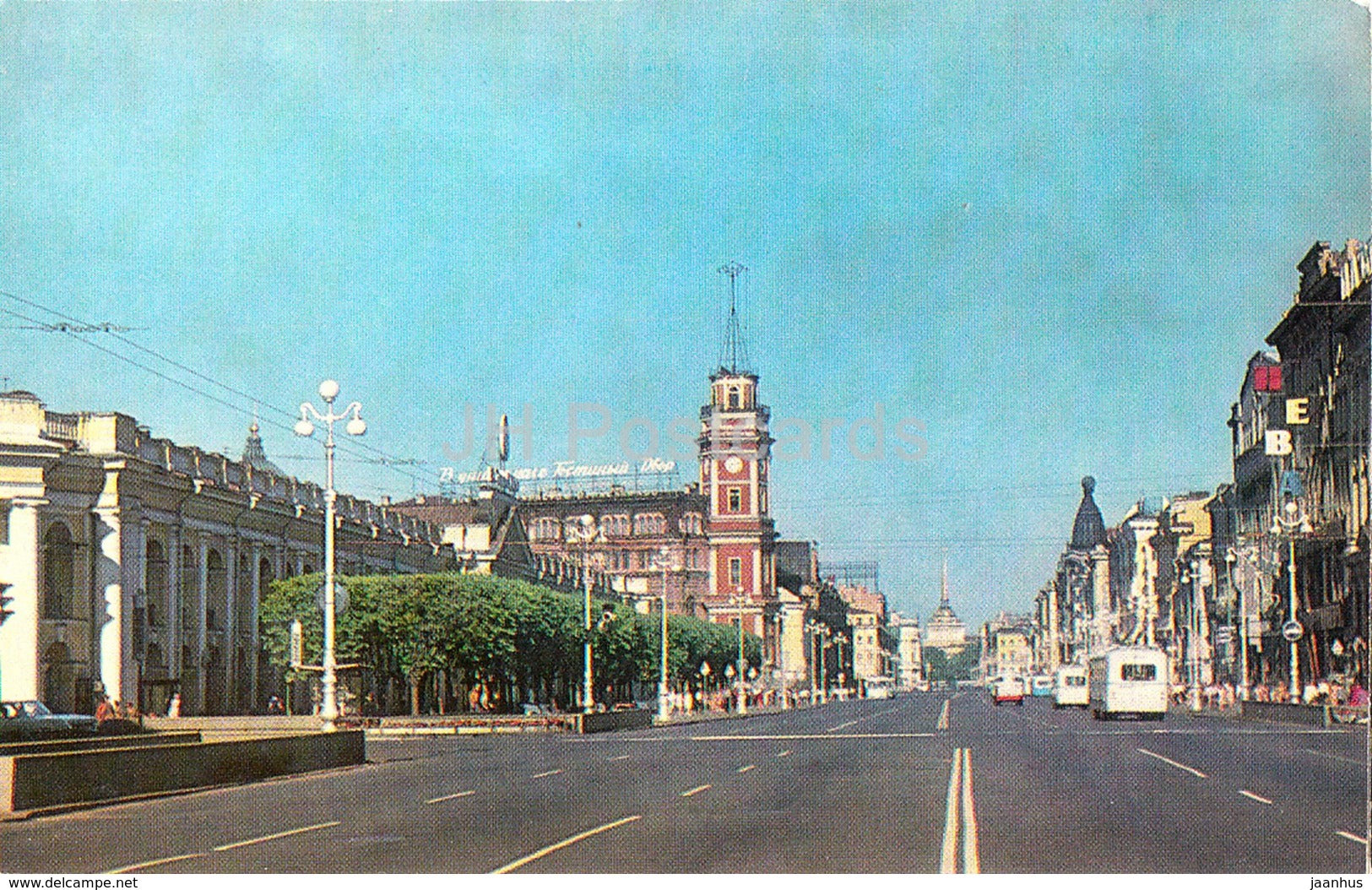 Leningrad - St. Petersburg - Nevsky Prospekt - 1974 - Russia USSR - unused - JH Postcards