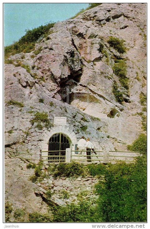 Lermontov Grotto - cave - Pyatigorsk - 1975 - Russia USSR - unused - JH Postcards