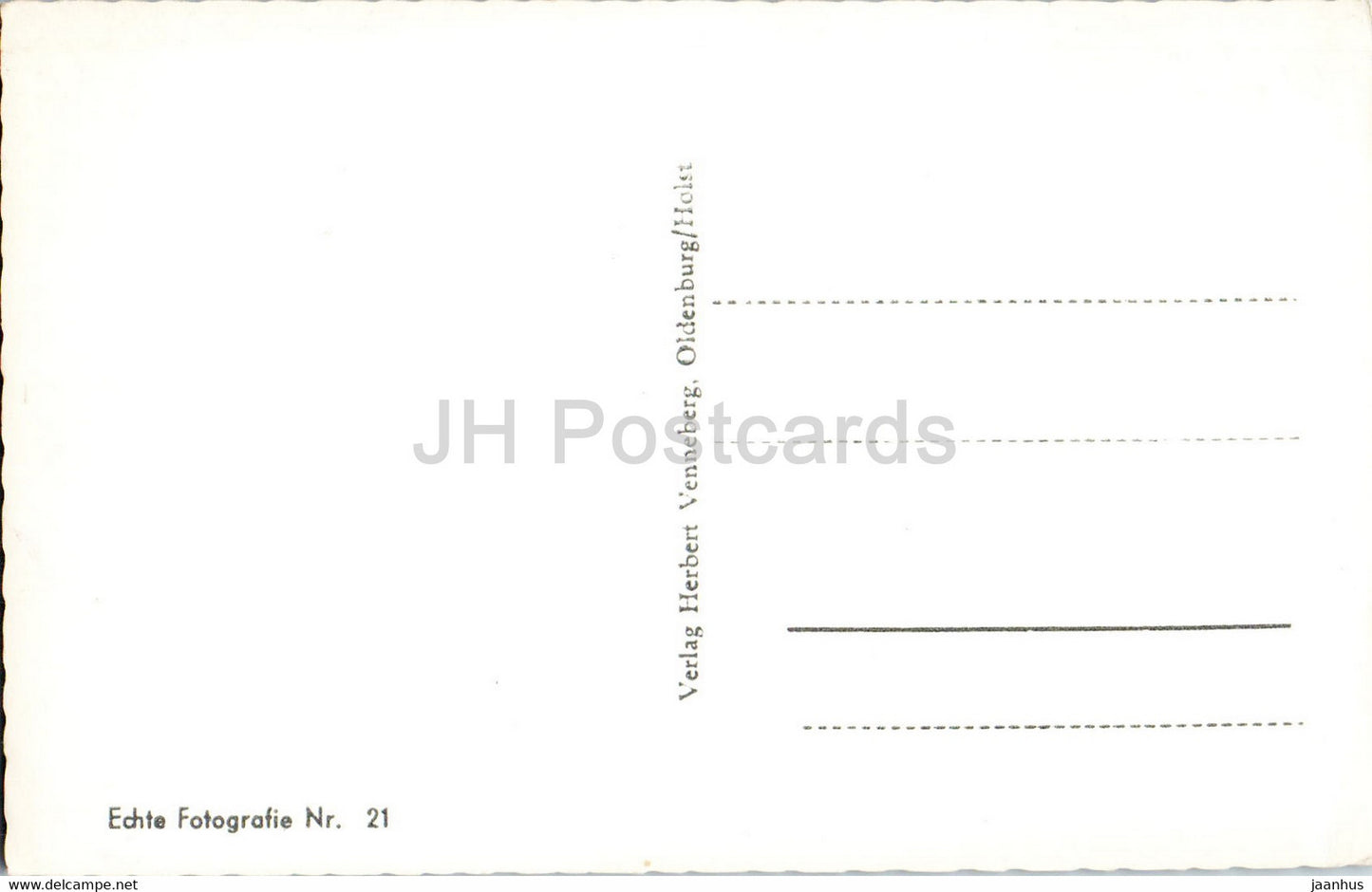 Gruss aus Oldenburg i Holst vor der Nordlandfahre - Schuhstrasse - Kirche - Rathaus - old postcard - Germany - unused