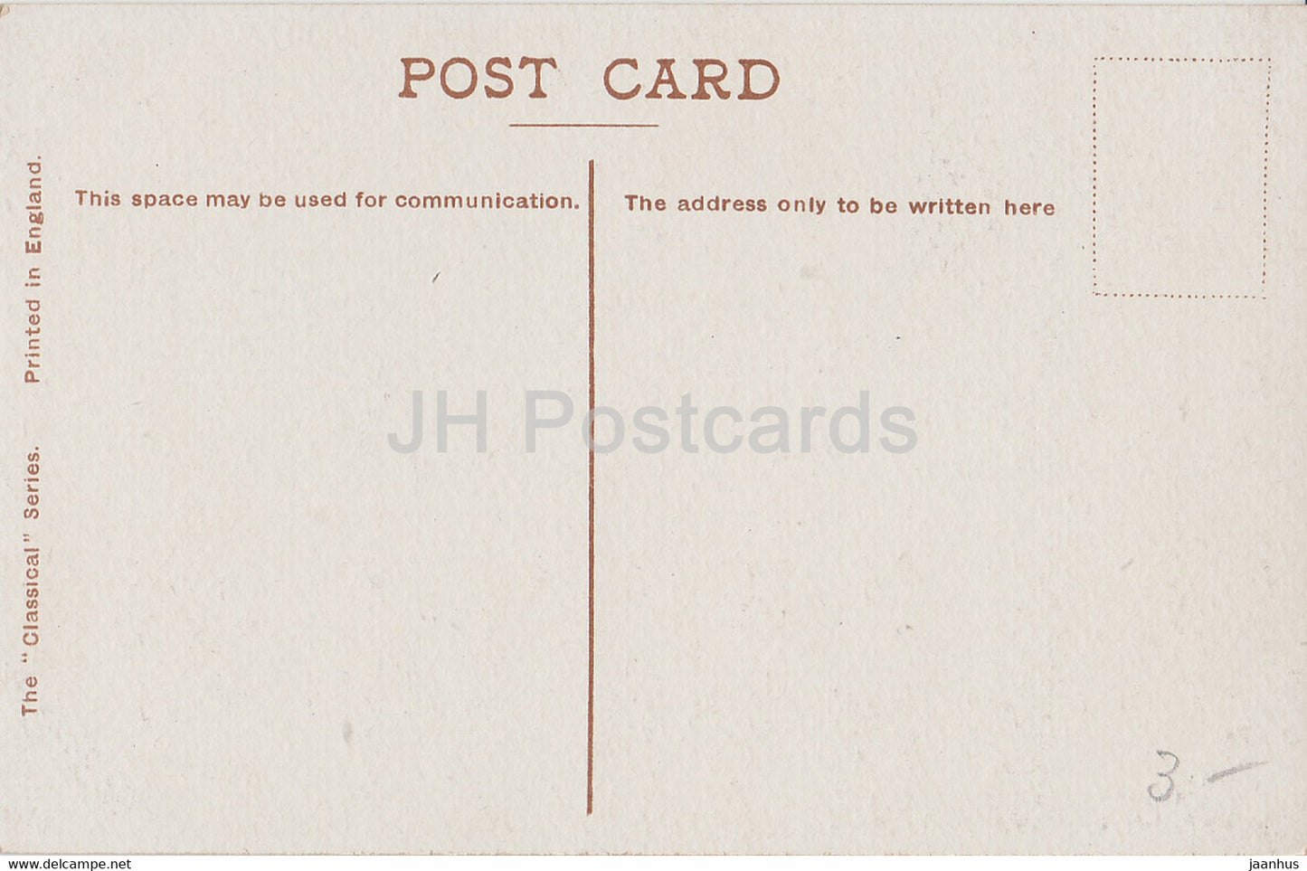 London - Trafalgar Square - The Classical Series - old postcard - England - United Kingdom - unused