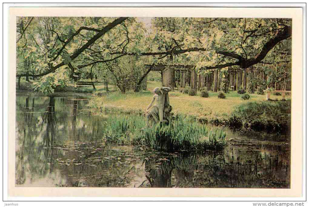 Statue of Narcissus - Oranienbaum - Lomonosov - 1971 - Russia USSR - unused - JH Postcards