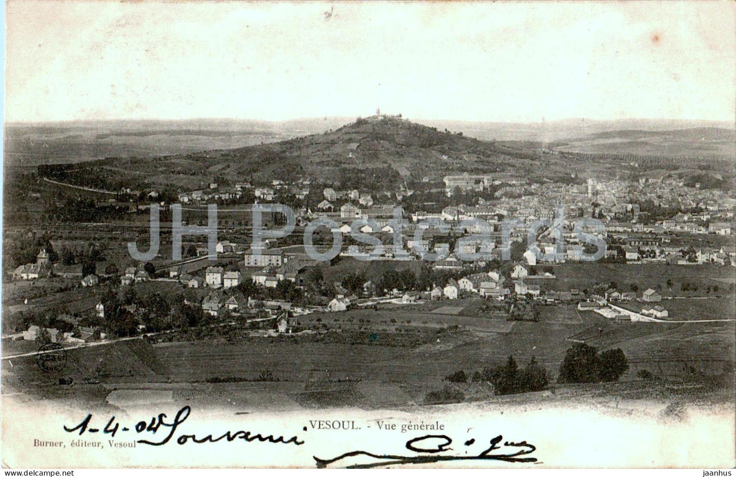 Vesoul - Vue Generale - old postcard - 1904 - France - used - JH Postcards