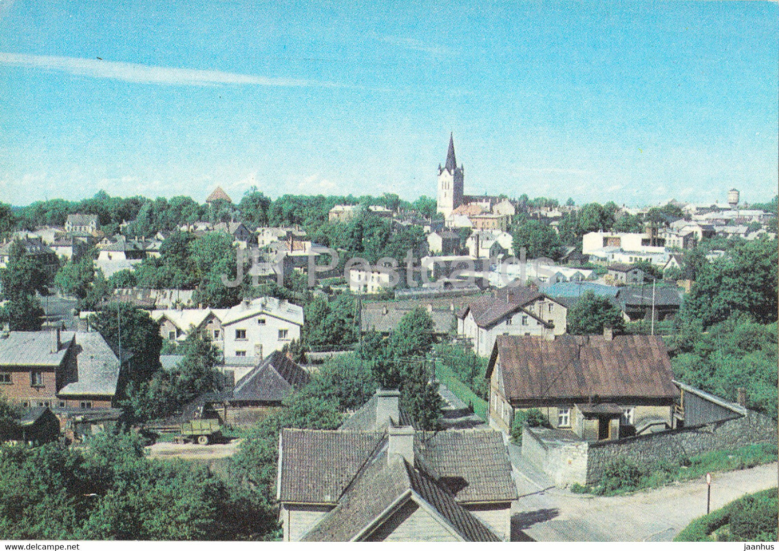 Cesis - town view - 1977 - Latvia USSR - unused - JH Postcards