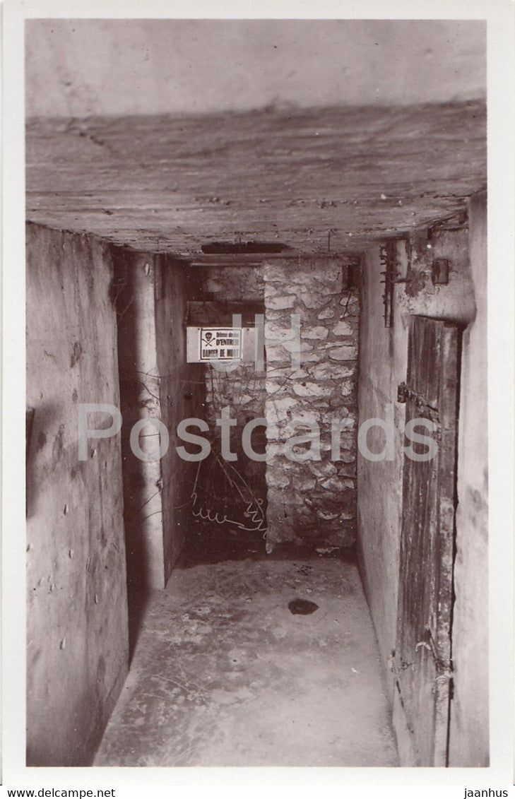 Le Fort de Vaux - Escalier et gaine conduisant au mur de contre escarpe Nord Est - WWI - old postcard - France - unused - JH Postcards