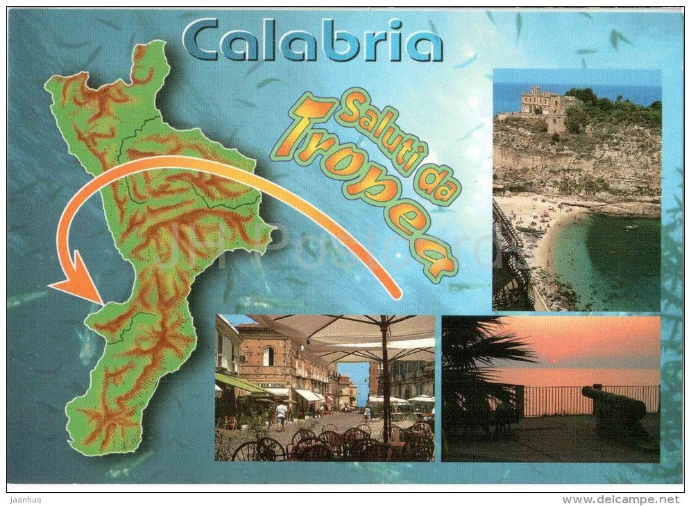 Saluti da Tropea - Vibo Valentia - Calabria - 400 - Italia - Italy - unused - JH Postcards