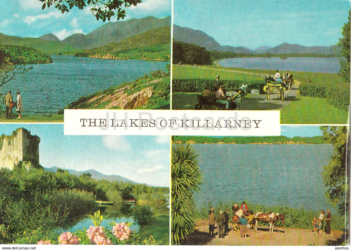 The Lakes of Killarney - Ireland - unused - JH Postcards