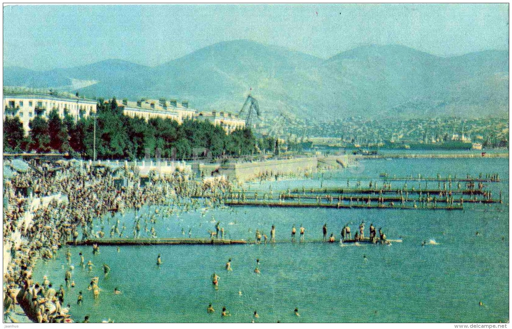 City Beach - Novorossiysk - 1971 - Russia USSR - unused - JH Postcards