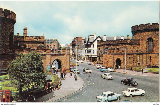 Carlisle - The Law Courts and English Street - cars - PT21709 - 1970 - United Kingdom - England - used - JH Postcards