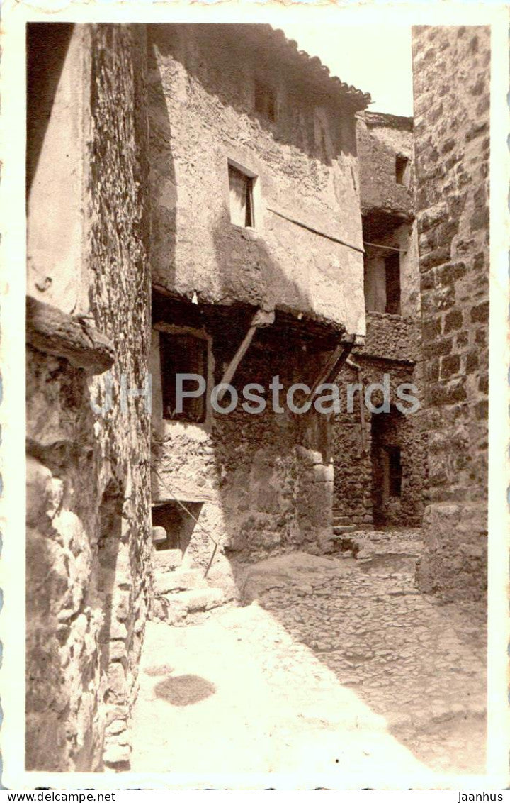 Cote d'Azur - Vence - street - old postcard - France - unused - JH Postcards