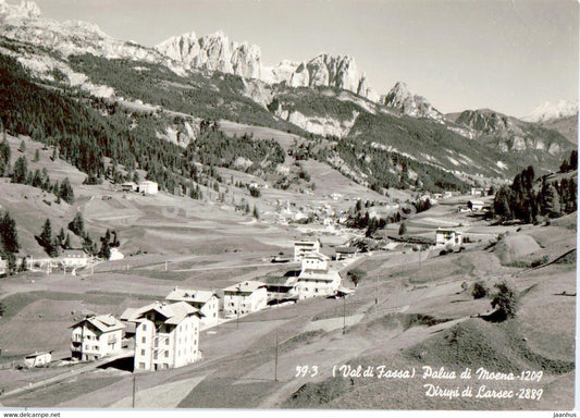 Val di Fassa - Palua di Moena 1209 - Dirupi di Larsec - old postcard - 1957 - Italy - used - JH Postcards