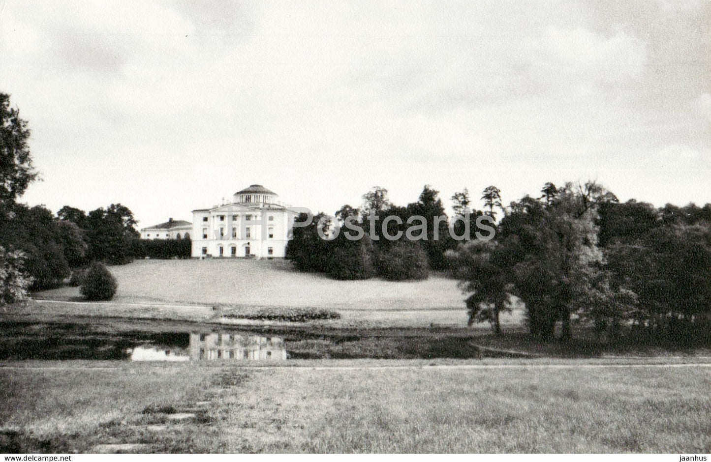 Pavlovsk Park - Palace - view from the park side - 1984 - Russia USSR - unused - JH Postcards
