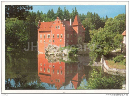 Cervena Lhota castle - Czech - used 1997 - JH Postcards
