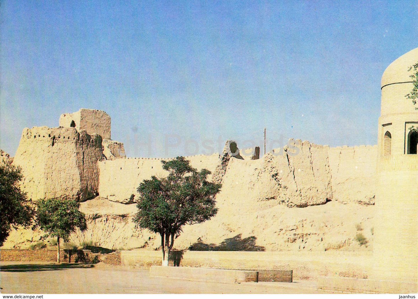 Khiva - Remains of ancient fortifications - 1984 - Uzbekistan USSR - unused - JH Postcards