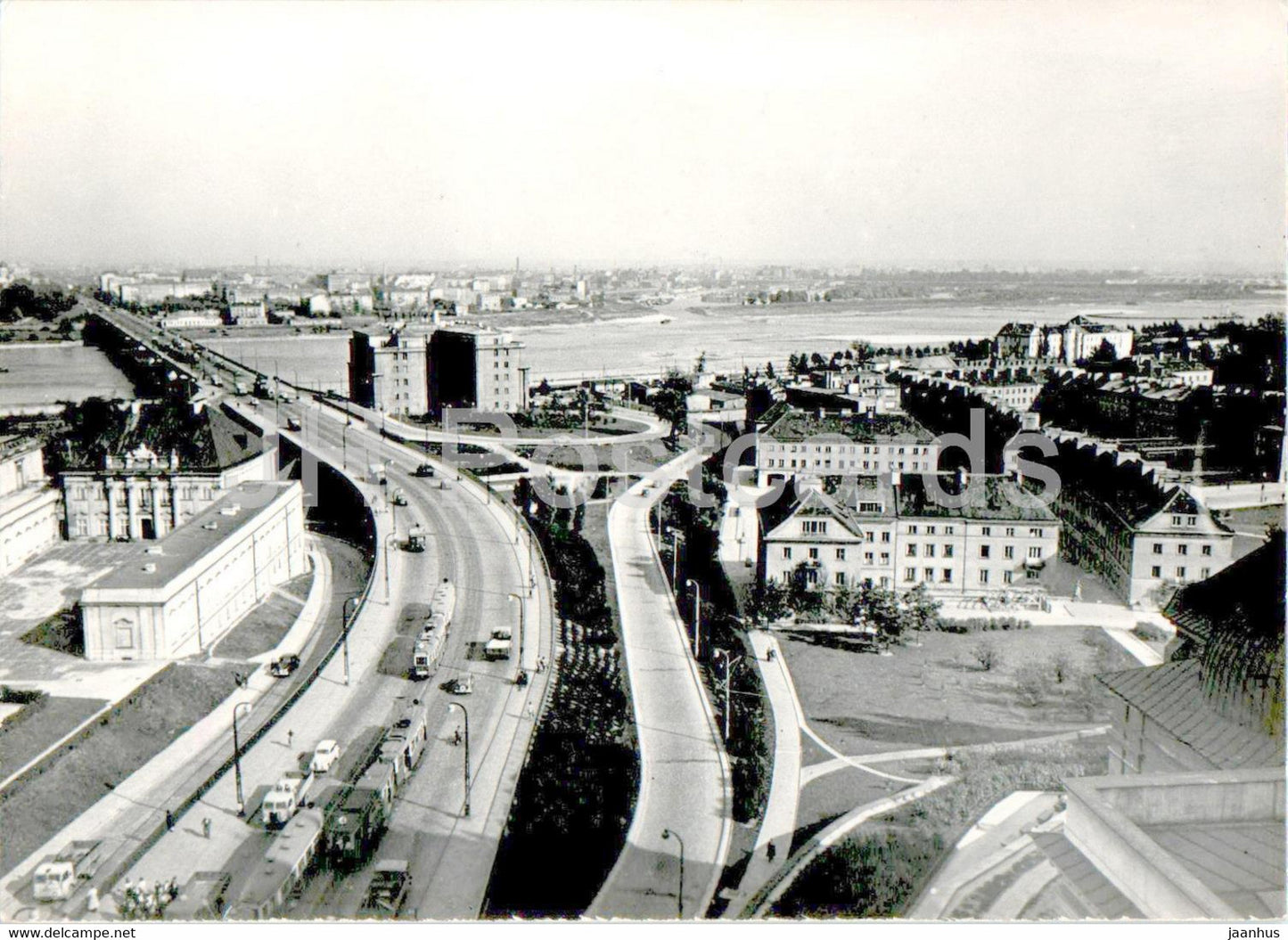 Warsaw - Warszawa - Trasa W - Z - tram - 15-211 - Poland - unused - JH Postcards