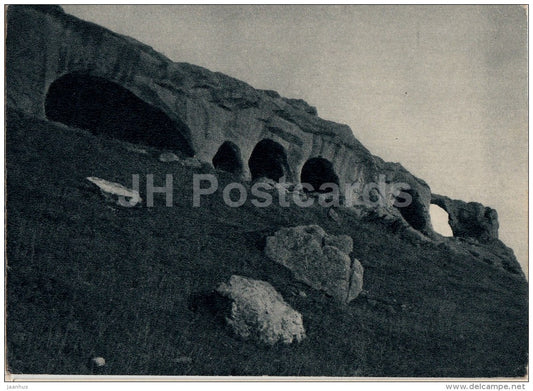Ring-Hill and caves near Kislovodsk - Caucasian Mineral Waters - 1956 - Russia USSR - unused - JH Postcards