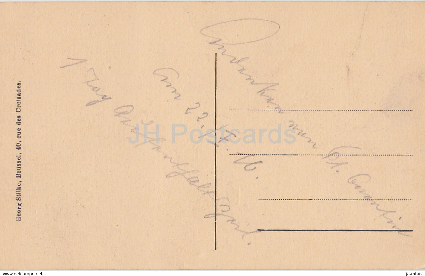 Saint Quentin - Justizpalast - alte Postkarte - 1916 - Frankreich - gebraucht