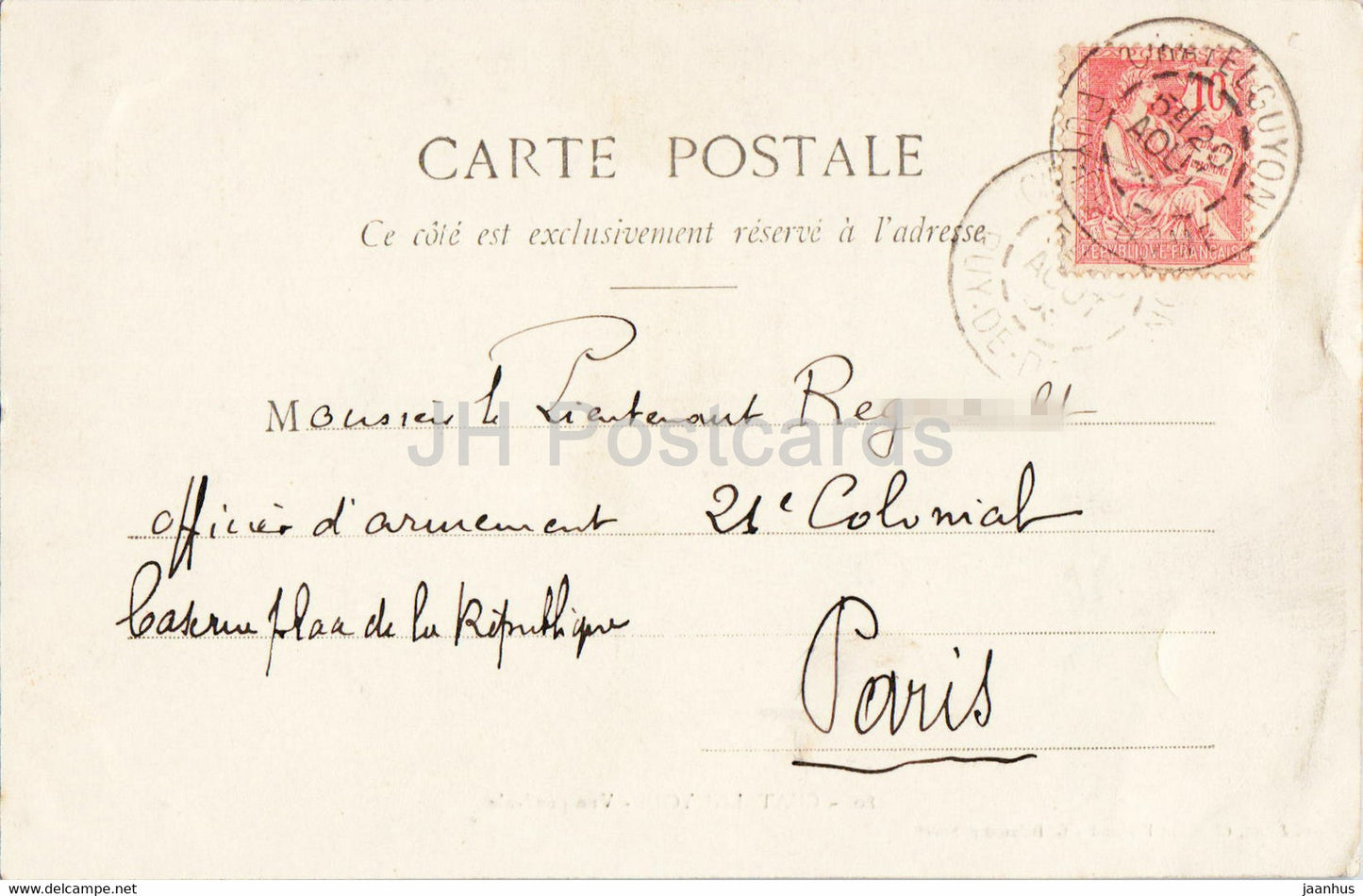 Chatelguyon - Vue Generale - old postcard - France - used