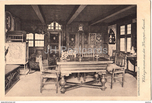Nurnberg - Germanisches Museum - Wohnzimmer aus Kremper Marsch - old postcard - Germany - unused - JH Postcards