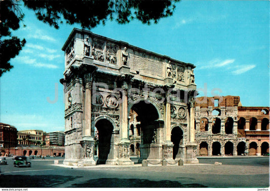 Roma - Rome - Arco di Constantino - Arch of Constantine - ancient world - 14618 - Italy - unused - JH Postcards