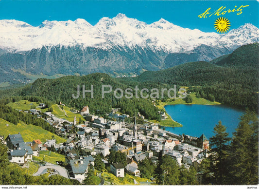 St Moritz 1850 m - 86 - Switzerland - unused - JH Postcards