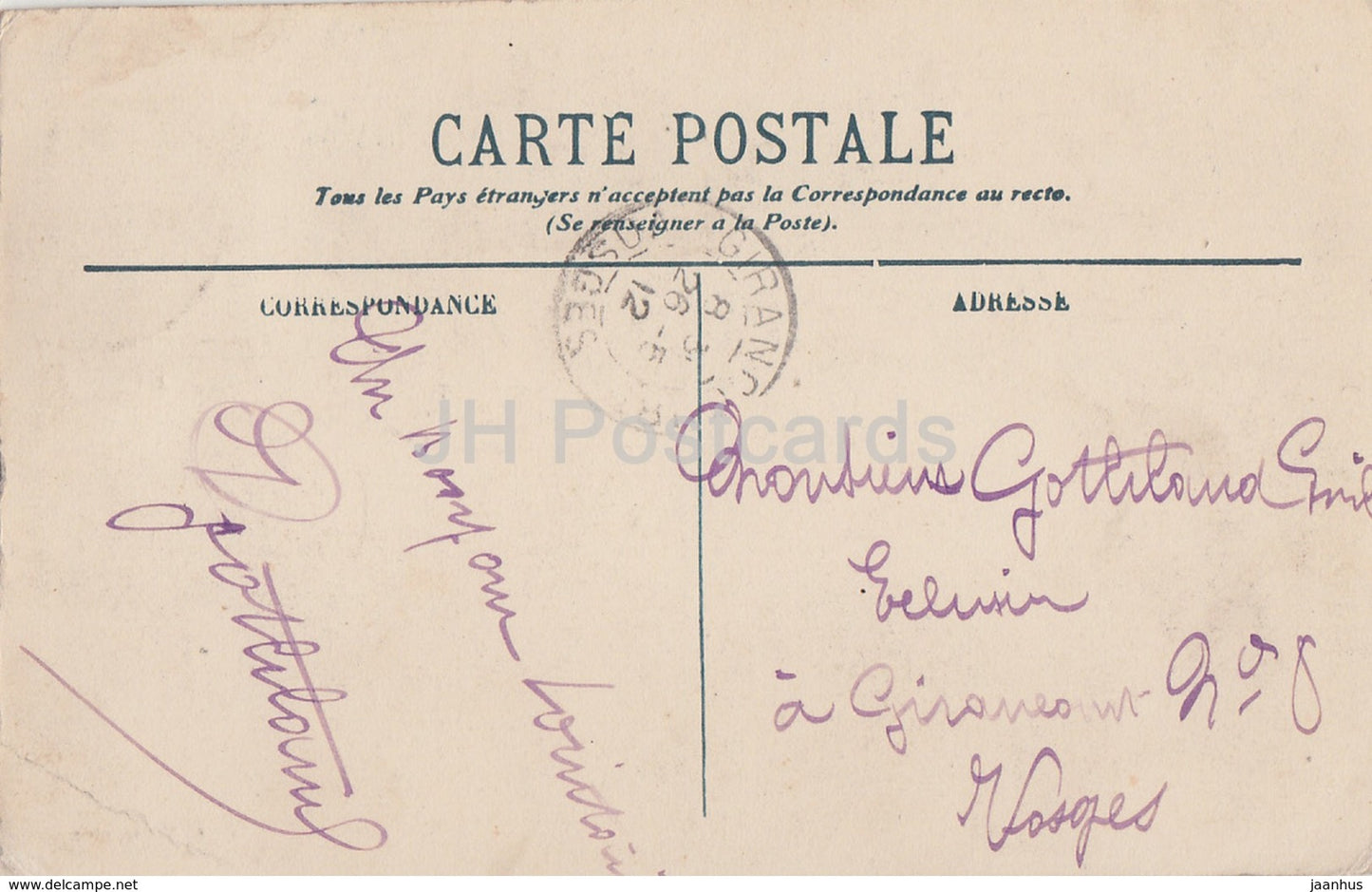 Arcachon - Cote d'Argent - La Villa Algerienne - 61 - alte Postkarte - 1912 - Frankreich - gebraucht