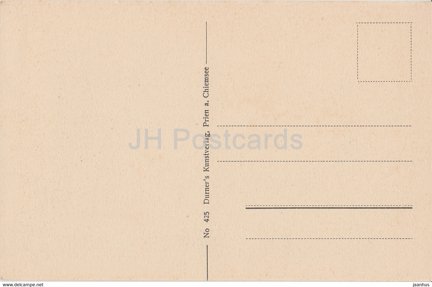 Herreninsel i Chiemsee - bateau à vapeur - navire - 425 - carte postale ancienne - Allemagne - inutilisé