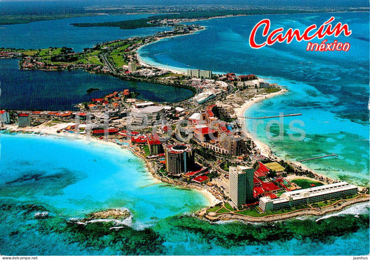 Greetings from Cancun - Punta Cancun - Mexico - unused - JH Postcards