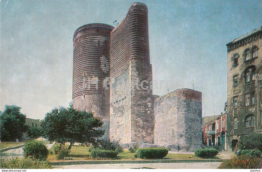 Baku - Maiden's Tower - Qys qalasy - 1974 - Azerbaijan USSR - unused - JH Postcards