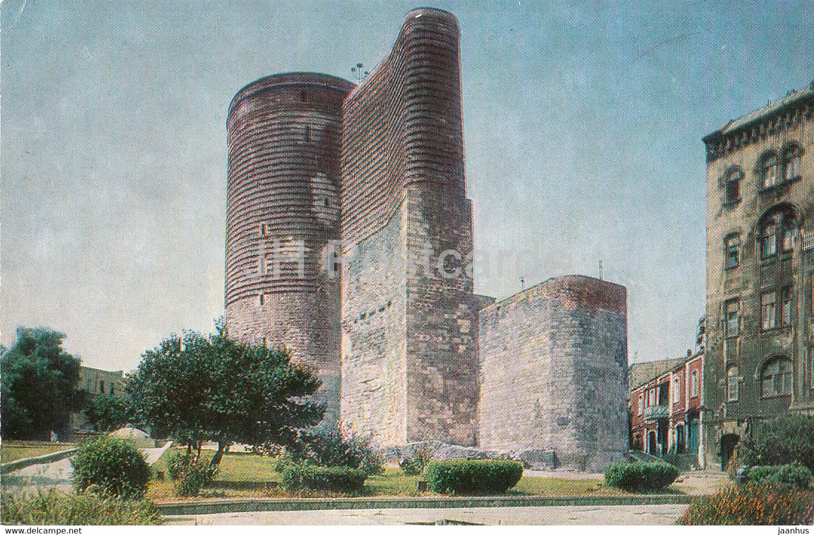 Baku - Maiden's Tower - Qys qalasy - 1974 - Azerbaijan USSR - unused - JH Postcards