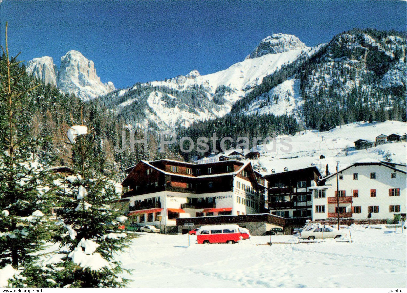 Sporthotel Enrosadira - Campitello Fassa - hotel - Dolomiti - Italy - unused - JH Postcards