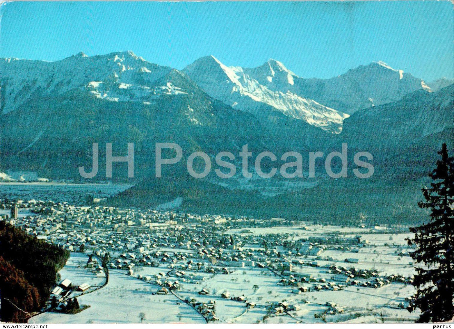 Interlaken - 72-3 - 1974 - Switzerland - used - JH Postcards