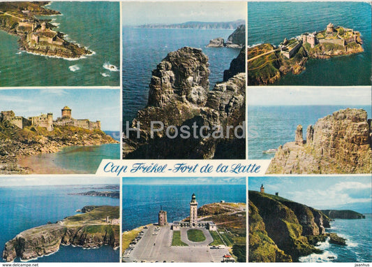 Cap Frehel - Fort de la Latte - multiview - France - unused - JH Postcards