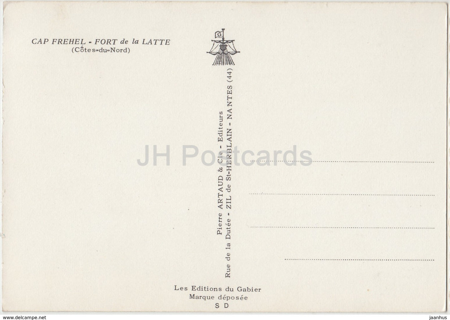 Cap Frehel - Fort de la Latte - multiview - France - unused